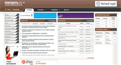 Desktop Screenshot of mergers.ru